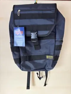 【新品タグ付】ALPHA INDUSTRIES リュック　中型　ネイビー