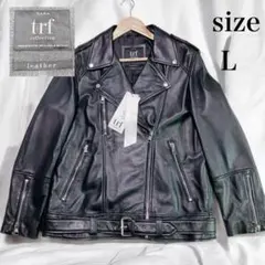 【タグ付】ZARA LIMITED 羊革 レザー　ライダース　ダブル　ジャケット