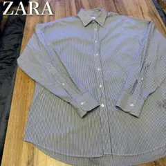 ZARA シャツ ストライプシャツ