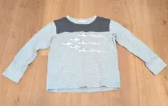 Noeil aim BeBe 長袖カットソー 110cm グレー