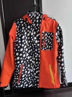 レオパード模様 フード付きスノーボードウェア