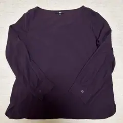 UNIQLO レーヨンブラウス　長袖　Lサイズ