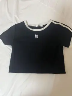 WEGO リンガーTシャツ ブラック