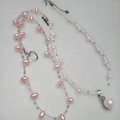 淡水パールネックレスセット