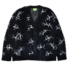 ⭕️即完売】 HUF モヘア カーディガン ストリート y2k HUF｜ハフのカーディガン/ボレロ通販 - ZOZOTOWN