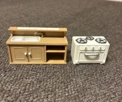 シルバニアファミリー　キッチン　シンク　コンロ