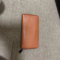 オレンジ 長財布