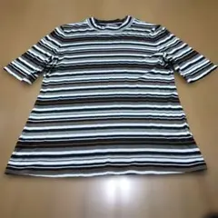 ストライプ 半袖Tシャツ Ｍのサムネイル