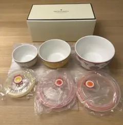 陶器製花柄ボウルセット3個 - メルカリ