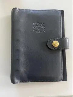 未使用 イルビゾンテ フラップシステム手帳 ミニ6穴 ネイビー 付属品 