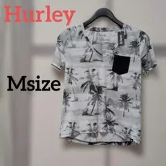 Hurley ハーレー Vネック Tシャツ 半袖 モノトーン レディース Mのサムネイル