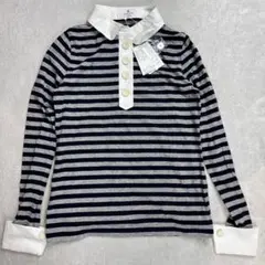 新品未使用　ランバンオンブルー　長袖カットソー LANVIN en Bleu - 新品未使用 ランバンオンブルー 長袖カットソーの