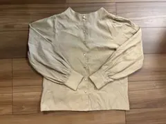 【美品】Ray cassin ベージュ 長袖シャツ