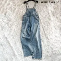 Whim Gazette デニムオールインワン サロペット フリーサイズ ブルーのサムネイル