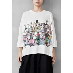 新品アルベロベロ 半袖Tシャツ ビーズ装飾付き オレボレボラ 35200円
