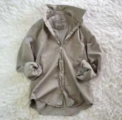 【値下げ☆】Frank & Eileen ダメージ加工シャツ グレー XXS