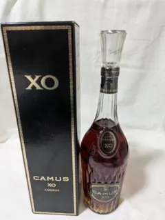 CAMUS XO ブランデー クリスタルボトル 箱・巾着付き カミュ XO コニャッククリスタルボトル 巾着付き・箱あり - メルカリ