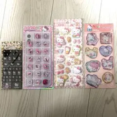 【正規品】ハローキティ　シール　タイル　おはじき　マシュマロ　ウォーター