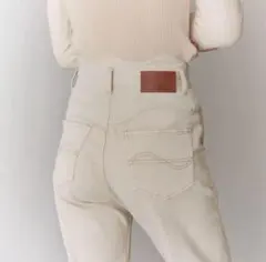 Eaphi wave design high waist denim