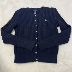 POLO RALPH LAUREN ミニケーブルコットンカーディガン