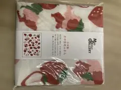 いちごデザイン 日本製ふきん 2枚セット