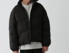 ブラック ダウンジャケット GLOBAL WORK