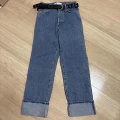ZARA ストレートデニム34サイズ