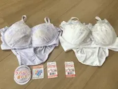 ノンワイヤーブラ・ショーツセット×2 Mのサムネイル