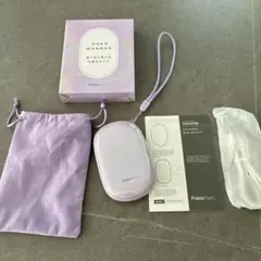 francfrancの繰り返し使える電子カイロ オーロラ（パープル）。のサムネイル