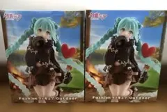 初音ミク　Fashion フィギュア　Outdoor ２個セット