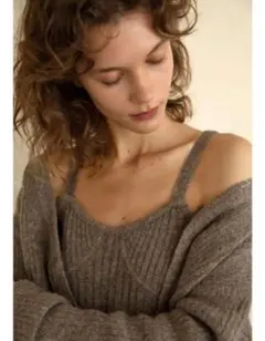 mangata モンガータ　べべニットアンサンブル　モカ