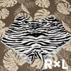 【R×L】アールエル ランニングパンツ ゼブラ柄 レディースM 日本製のサムネイル