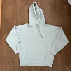 GU フード付きパーカー 淡いグリーン