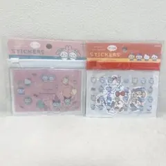 【2点セット】 ちいかわ サンリオキャラクターズ ステッカー フレークシール