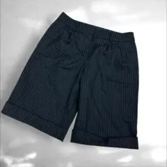 LANVINランバンスポーツ　ハーフパンツ　短パン半ズボン　ストライプ38（D1