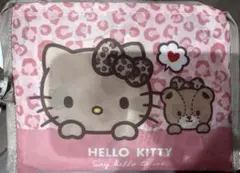 ハローキティ エコバッグ ピンク レオパード　しまむら　日焼け　ヒョウ柄