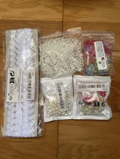 ハンドメイド用ビーズ・リボンセット