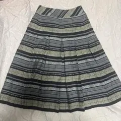 サイズ M38ウェスト68丈70⭕️SCAPA エスニック柄 フレアスカート