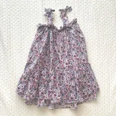 ネクスト　ワンピース　花柄　パープル　120サイズ　7歳