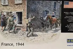 アメリカ兵と民間人 馬車 / フランス1944　1/35のサムネイル