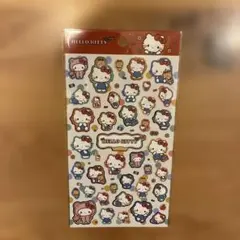 2枚セット 日本製新品未開封 シール‼️ハローキティ金蒔絵ステッカー 