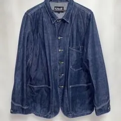 ショット　schott デニム　カバーオール　M インディゴブルー　古着のサムネイル
