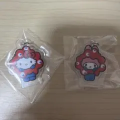ミャクミャクなりきりアクリルチャーム ハローキティ マイメロディ