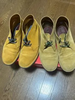 とんちさん用　Clarks デザートブーツ2足 UK7.5 サンドスエード