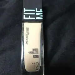 美品✨Maybelline Fit Me リキッドファンデーション 112