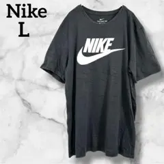 レア✨Nike 【L】　ナイキ　Dri-FIT デカロゴ　Tシャツ 片面プリント
