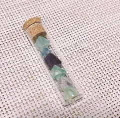 瓶詰め 八面体フローライト 蛍石 C
