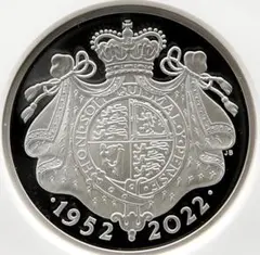 2017 ジャージー島 サファイアジュビリー 5ポンド銀貨 NGC PF70UC