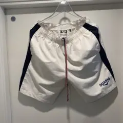 DUARIG メンズ ハーフパンツ ホワイト ネイビーのサムネイル