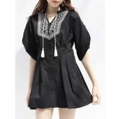 EVRIS ワンピース ブラック